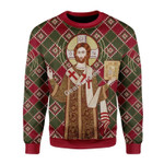 GearHomies Christmas Sweater Orthodox Christianity 3D Apparel