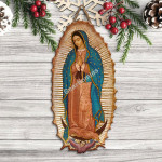 GearHomies Wood Ornament Our Lady Of Guadalupe