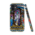 GearHomies Phone Case Crucifixion of Christ Stained Glass