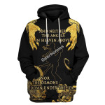 GearHomies Tops Pullover Sweatshirt And Neither The Angels In Heaven Above Nor The Demon Down Under The Sea Clothes 3D Apparel