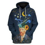 GearHomies Tops Pullover Sweatshirt Vincent van Gogh I Have Nature and Art and Poetry 3D Apparel