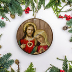 GearHomies Ornament Mother Mary And Jesus Wood Ornament