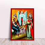 GearHomies Canvas Jesus Christ Speak To Samaritian Greek Byzantine Orthodox Christian