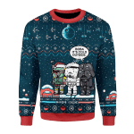 Gearhomies Unisex Christmas Unisex Sweater Boba Its Cold Outside 3D Apparel