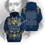 GearHomies Tops Pullover Sweatshirt William Shakepeare Sonnet XVIII 3D Apparel