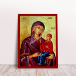 GearHomies Canvas Saint Anna with Panagia Greek Byzantine Orthodox Christian
