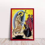 GearHomies Canvas Jesus Christ Descent Into Hell Greek Byzantine Orthodox Christian