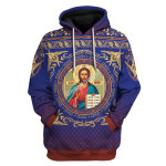 GearHomies Tops Pullover Sweatshirt Jesus And Bible 3D Apparel