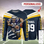 Gearhomies Personalized Unisex Sweatshirt Los Angeles Chargers Football Team 3D Apparel