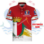 Gearhomies Personalized Unisex Polo Shirt Malta Coat Of Arms 3D Apparel