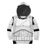 Gearhomies Unisex Kid Tops Pullover Sweatshirt Stormtrooper 3D Apparel