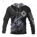 GearHomies Tracksuit Hoodie Pullover Sweatshirt Norse Mythology, Black 3D Apparel