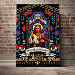 GearHomies Canvas Wall Art Jesus The Lord Jesus Christ Stained