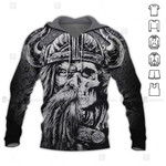 GearHomies Tracksuit Hoodie Pullover Sweatshirt Viking Odin Thor Ragnarok Skull 3D Apparel