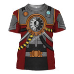 Gearhomies Unisex T-shirt Adeptus Mechanicus 3D Costumes
