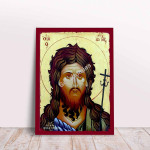 GearHomies Canvas Saint John the Baptist Portrait Greek Byzantine Orthodox Christian