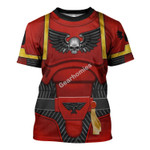 Gearhomies Unisex T-shirt Space Marines Blood Angels 3D Costumes