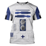 Gearhomies Unisex T-Shirt R2 D2 Robot 3D Apparel