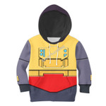 Gearhomies Unisex Kid Hoodie Pullover Sweatshirt Dinobots Grimlock G1 3D Costumes