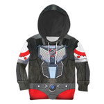 Gearhomies Unisex Kid Hoodie Pullover Sweatshirt Optimus Primal Beast Wars 3D Costumes