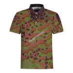 Platanenmuster German World War II Camouflage Patterns Polo Shirt