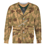 Sumpftarnmuster Swamp pattern German World War II Camouflage Patterns Sweatshirt