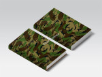 Bristish Disruptive Pattern (DPM) Material British Armed Forces Hardcover Journals