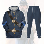 Civil Wars of Blue Union Infantryman Historical Hoodies Pullover Sweatshirt Tracksuit