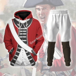 Loyalist Redcoat American Revolutionary War Historical Hoodies Pullover Sweatshirt Tracksuit