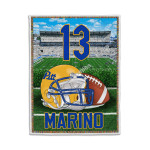 Personalized Name and Number Pitt Panthers Football Team Blanket