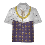 Gearhomies Unisex Hawaiian Shirt Louis XVI of France Historical 3D Apparel
