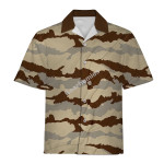 Camouflage Daguet Desert Camouflage Hawaiian Shirt