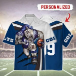 Gearhomies Personalized Unisex Hawaiian Shirt Indianapolis Colts Football Team 3D Apparel