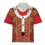 GearHomies Hawaiian Shirt Pope John Paul II 3D Apparel