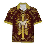 Gearhomies Hawaiian Shirt The Christogram IHS 3D Apparel