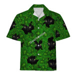 Gearhomies Hawaiian Shirt Black Cats 3D Apparel