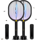 3 in 1 Electric Fly Swatters  , 3000Volt Indoor & Outdoor Bug Zapper Rackets, USB Rechargeable Mosquito Killer Racket for Home