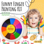 （Summer Promotion-50%）Funny Finger Painting Kit