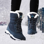 Winter Snow Boots for Women Waterproof Snowflake High Boots