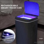 Intelligent Trash Can Automatic Smart Electric Sensor Dustbin Waste Bin Rubbish Can