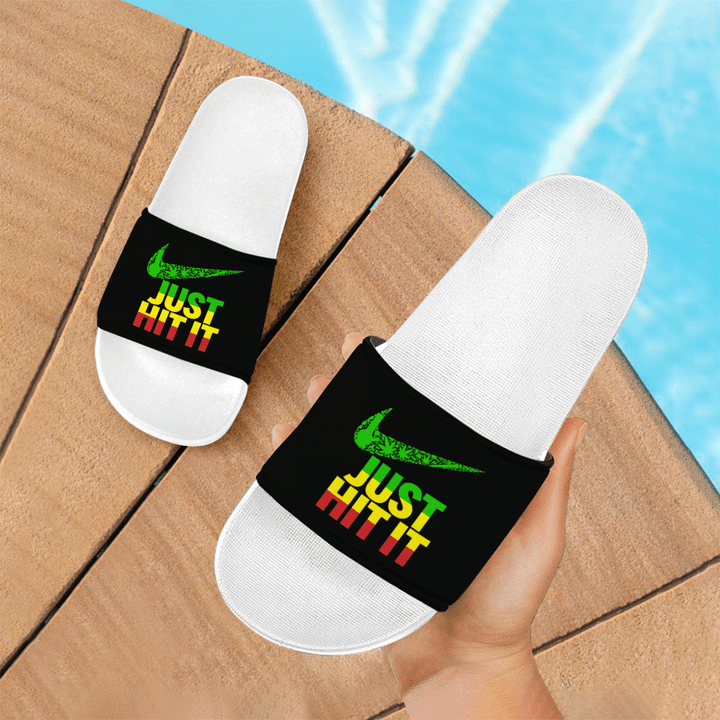 NEW Just Hit It Cannabis Nike 3D Slide Sandals1