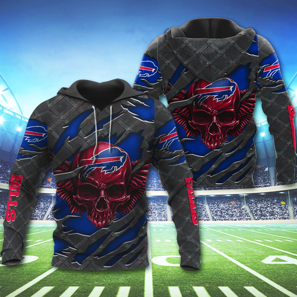 NFL Buffalo Bills Skull Wings 3d shirt, hoodie1