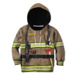 Gearhumans Kid Firefighter Custom Name T-Shirts Hoodies Apparel