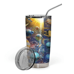 Gearhumans 3D Knowledge About The Planets Custom Tumbler