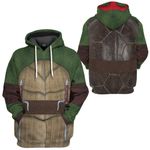 Gearhuman 3D Raphael Raph TMNT Cosplay Custom Tshirt Hoodie Apparel CV30115 3D Apparel Hoodie S