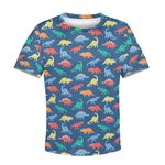 Dinosaurs Kid Custom Hoodies T-shirt Apparel HD-GH110629K kid 3D apparel Kid T-Shirt XS