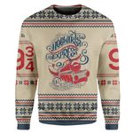Custom T-shirt - Long Sleeves UGLY CHRISTMAS HARRY POTTER HOGWARTS EXPRESS Christmas Sweater Jumper HD-GH20662 Ugly Christmas Sweater