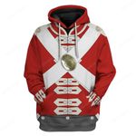 Hoodie Custome British Army Redcoats Apparel HD-DT15101913 3D Custom Fleece Hoodies Hoodie S
