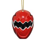 Gearhumans 3D Dino Thunder Red Power Rangers Christmas Custom Ornament
