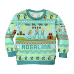 Gearhumans 3D Super Mario Rosalina Custom Kid Ugly Sweater